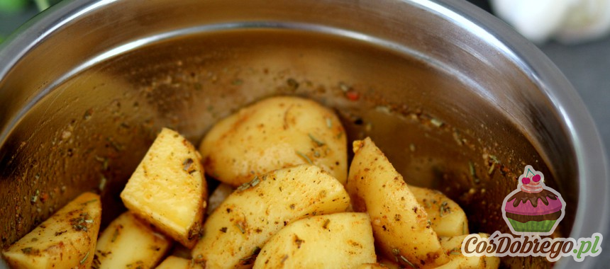 Przepis na Pieczone ziemniaki z czosnkiem