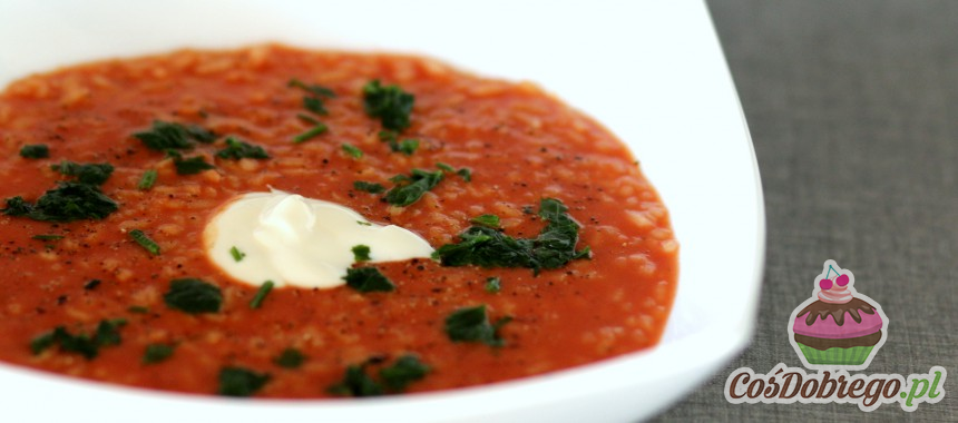 Przepis na Zupę pomidorową z ryżem