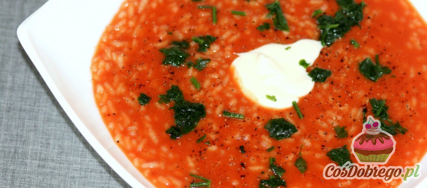Przepis na Zupę pomidorową z ryżem