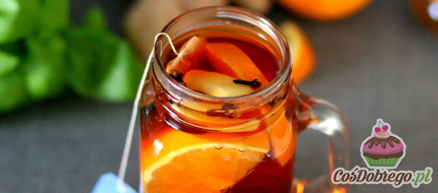 Przepis na Jesienną herbatę z pomarańczą i goździkami