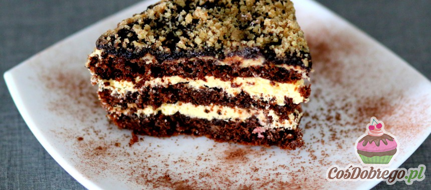 Przepis na Tort czekoladowo – orzechowy