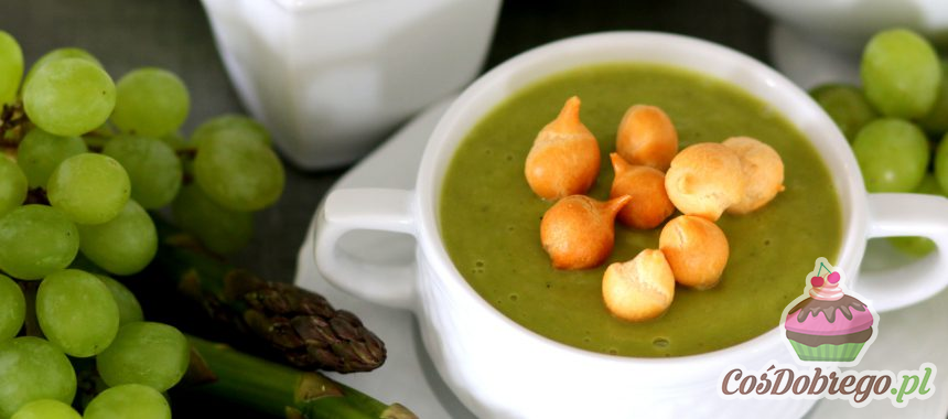 Przepis na Zupę krem z zielonych szparagów