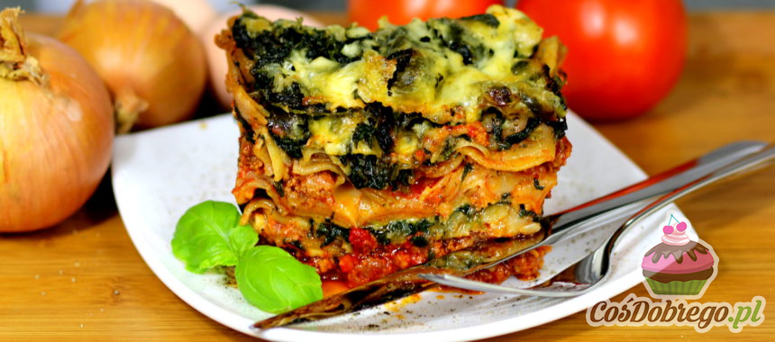 Przepis na Lasagne z mięsem i szpinakiem